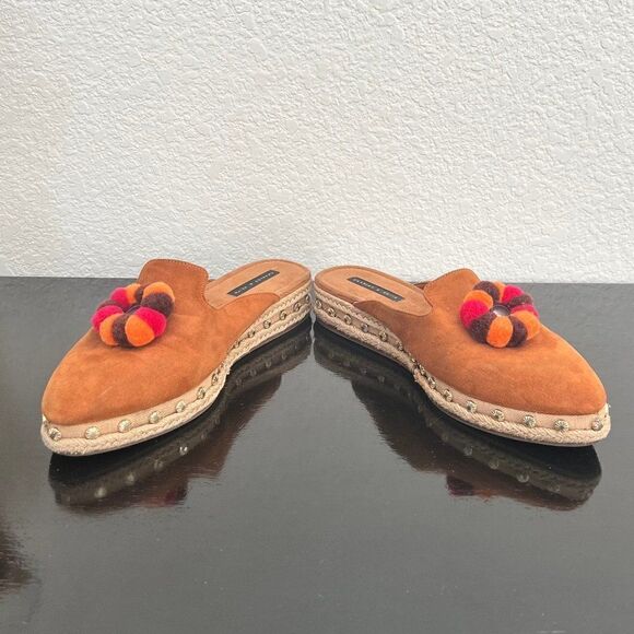 Charles & Keith Suede Espadrille Slides Size 40 - Picture 3 of 10